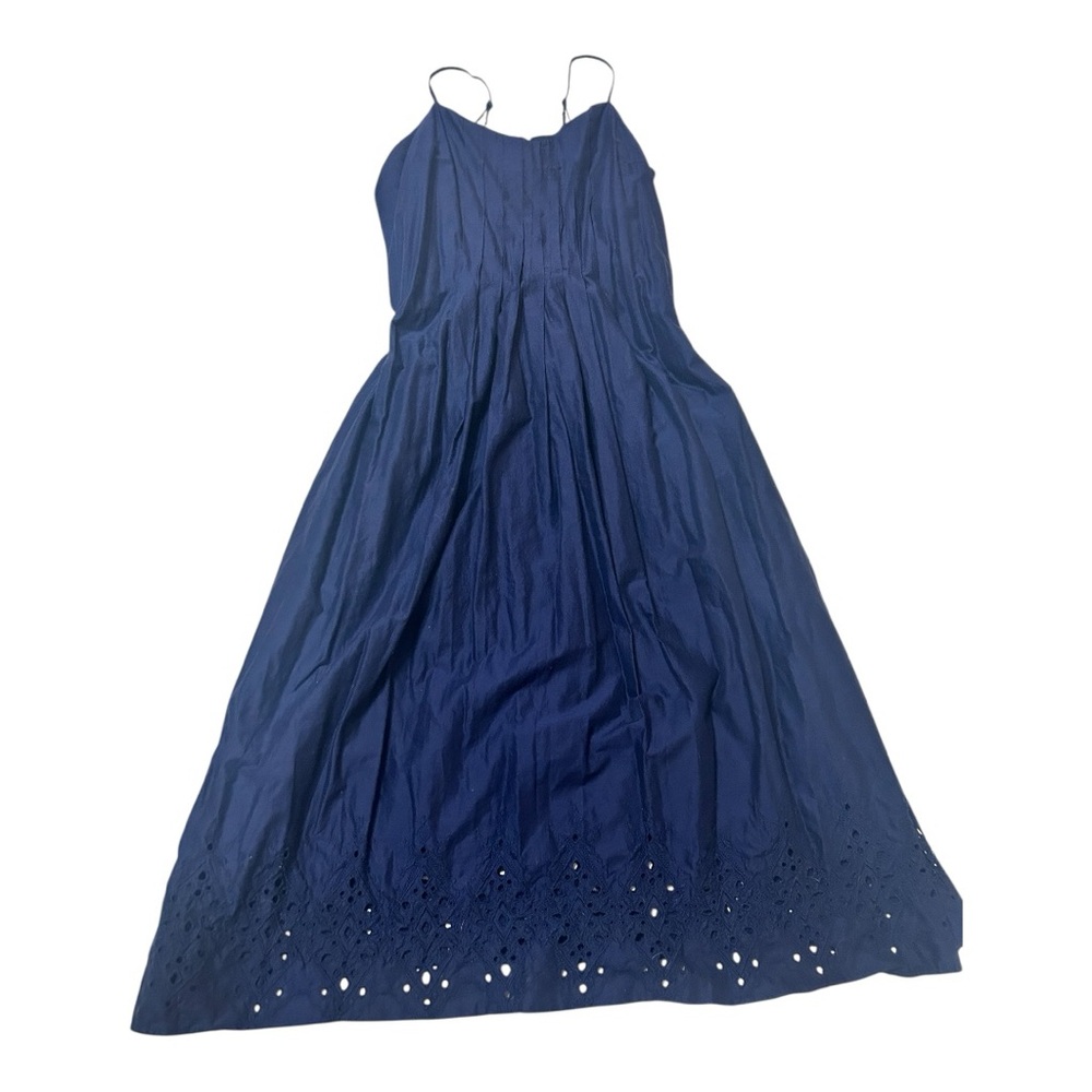 Old Navy Blue Pleated Cut Out Dress NWOT
